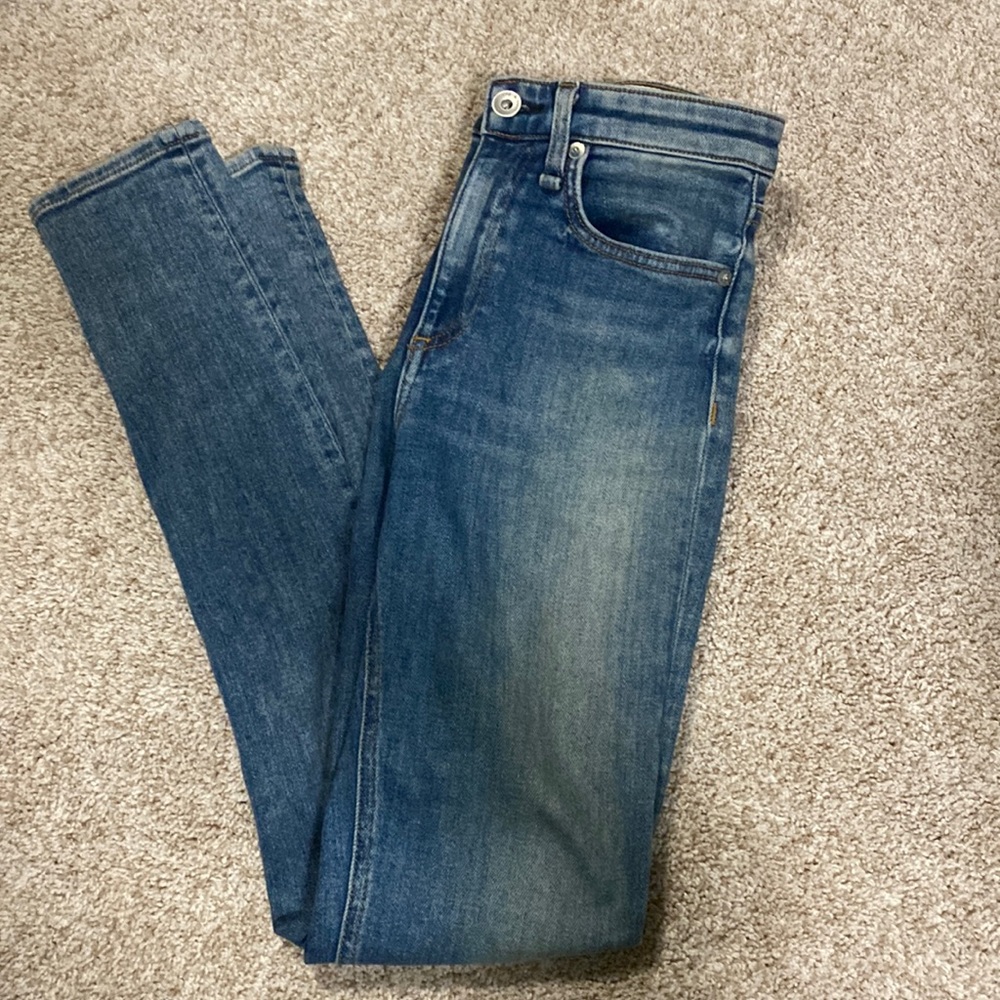 Rag & Bone women Nina high rise ankle skinny jean